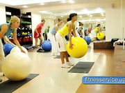 Популярность фитнеса с фитболом