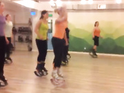 Нестандартная аэробная программа прыжковый фитнес